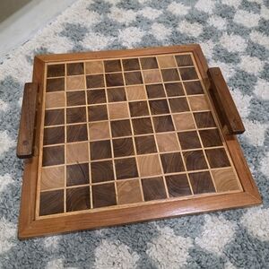 Vintage Checkered Tray